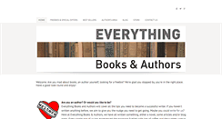 Desktop Screenshot of everythingbooksandauthors.com