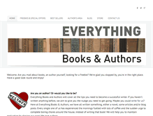 Tablet Screenshot of everythingbooksandauthors.com